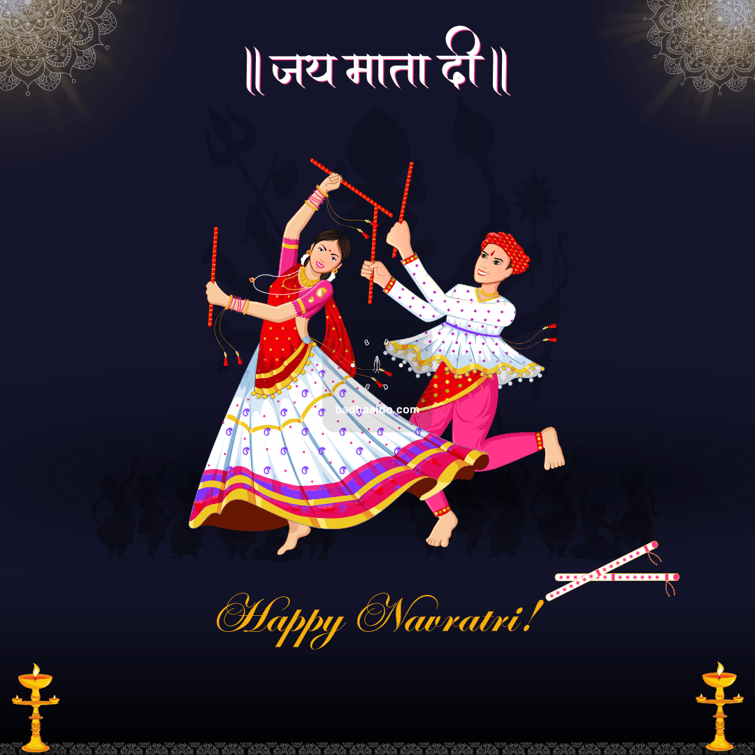 Navratri festival lights and diya decorations with spiritual ambiance