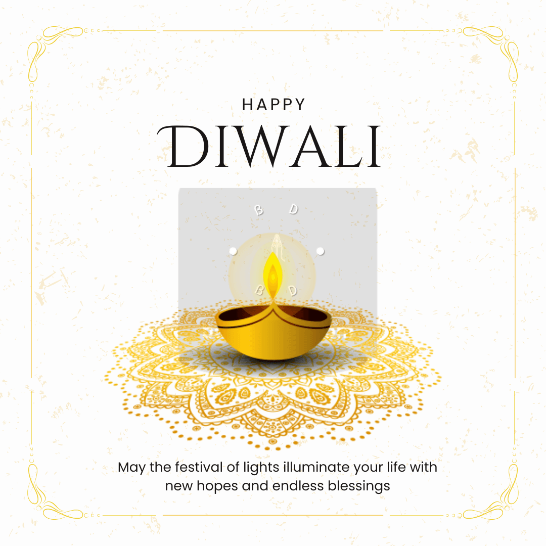 Happy Diwali Greeting Animated Instagram Post