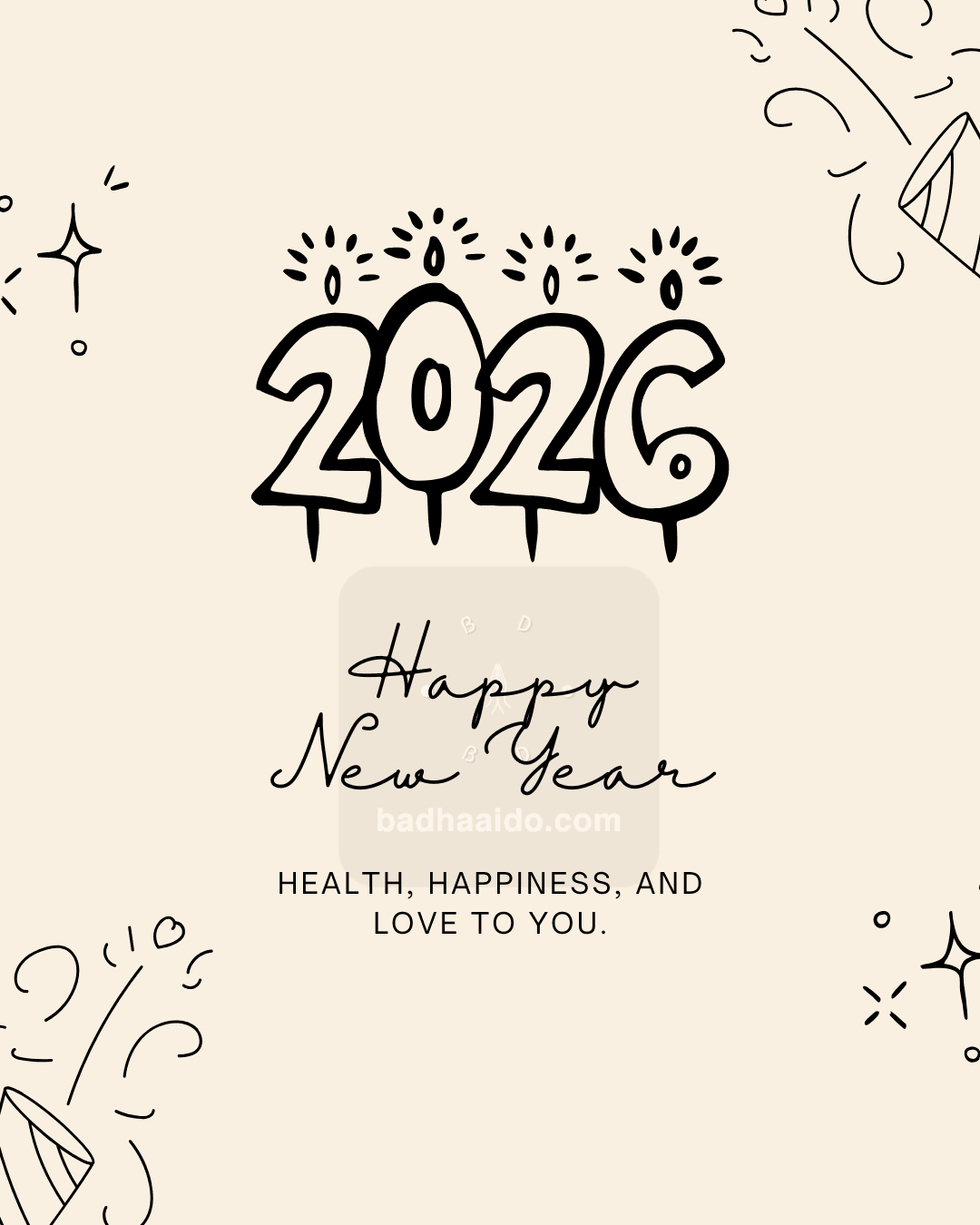 Happy New Year 2026 Stock Illustration ...
