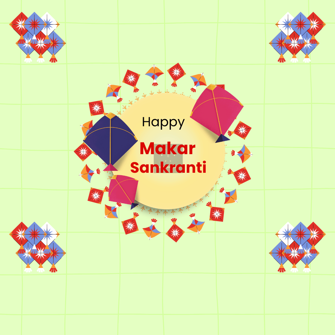 Happy Uttarayan 2026! May your life soar high like colorful kites in the sky.