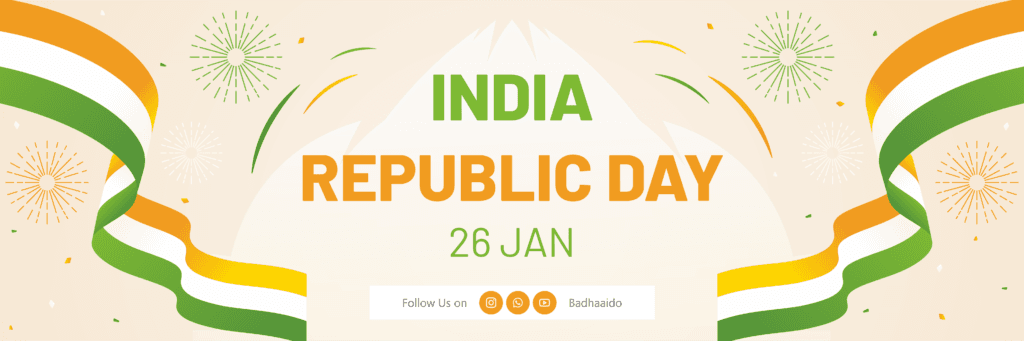 Indian flag hoisted on Republic Day 2025 with vibrant celebrations and patriotic spirit