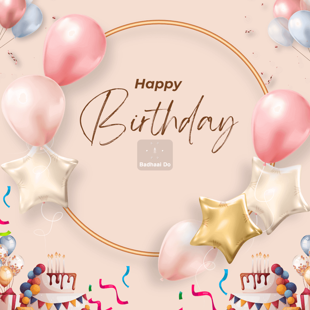 Colorful birthday cake icon with candles