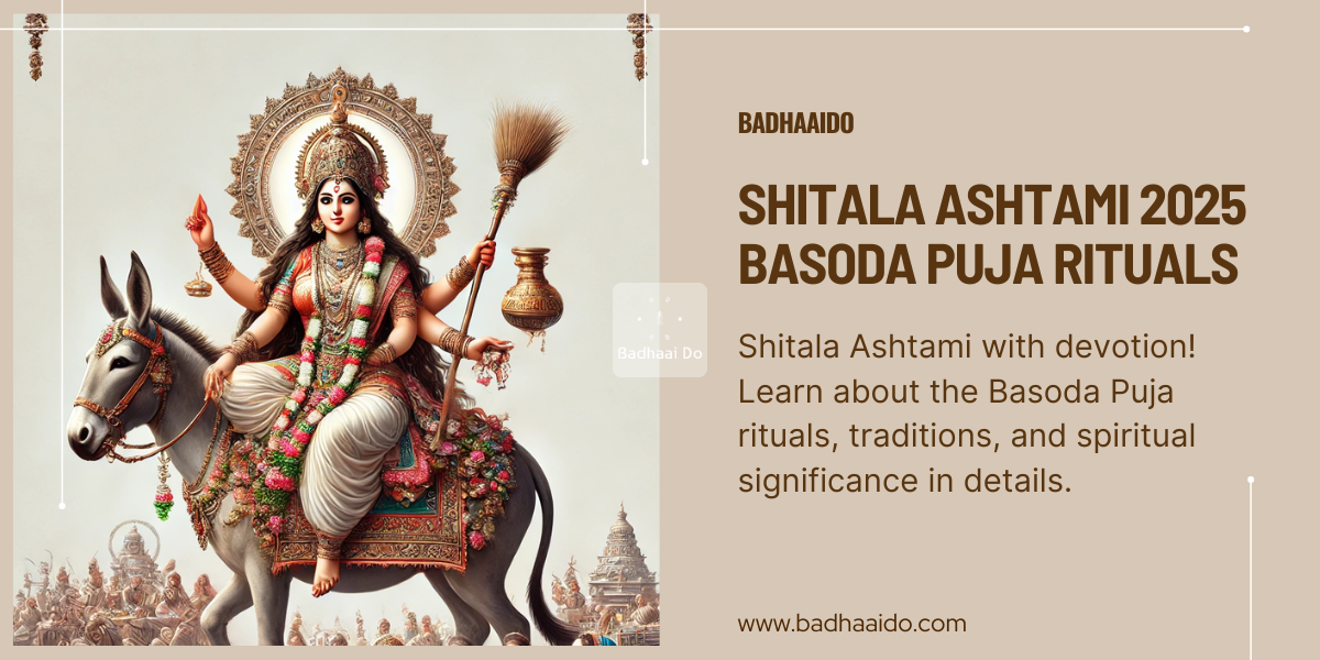 Shitala Ashtami 2025 video featuring traditional worship, temple celebrations, and devotees offering prayers to Goddess Shitala.