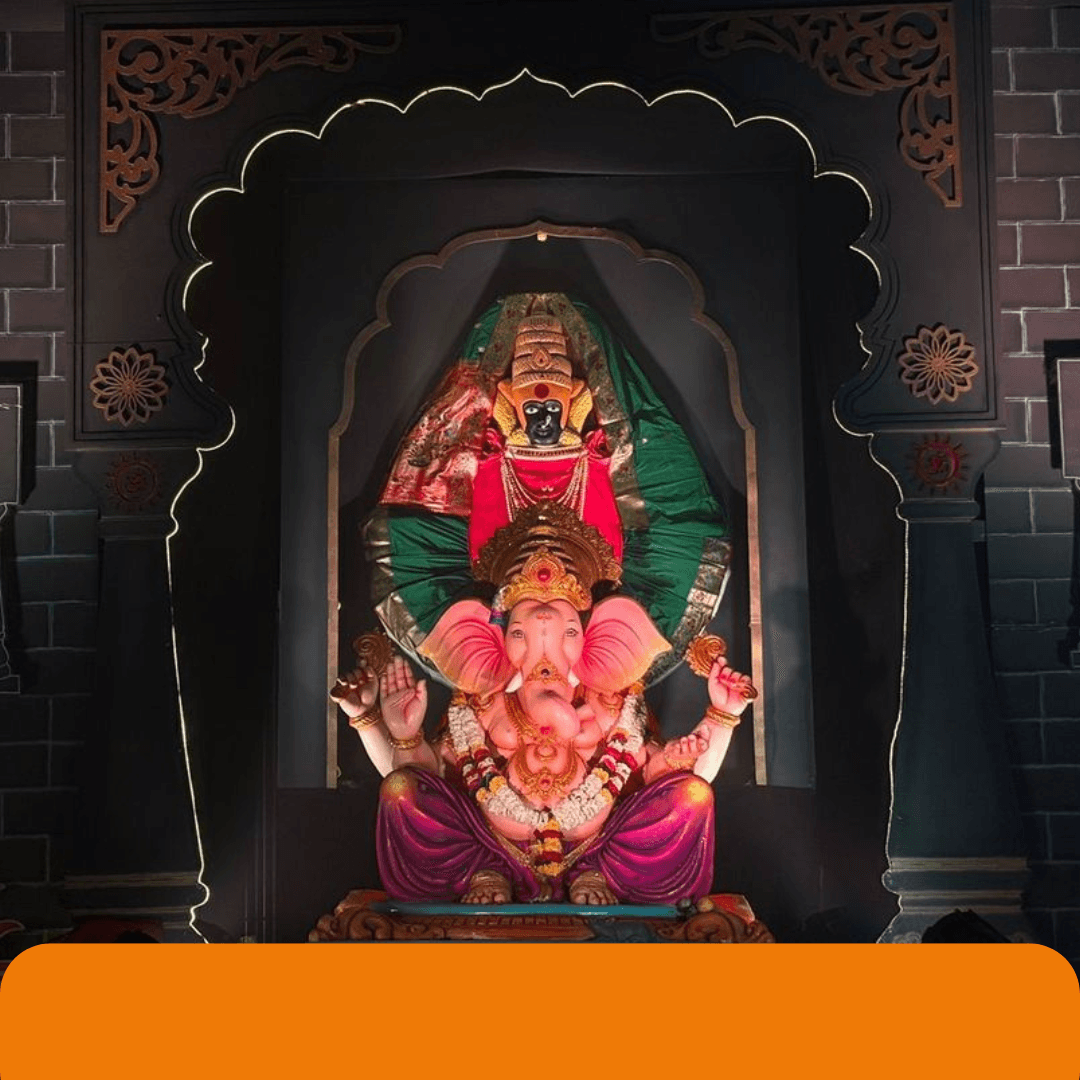 Lord Ganesha blessing devotees on a peaceful Wednesday