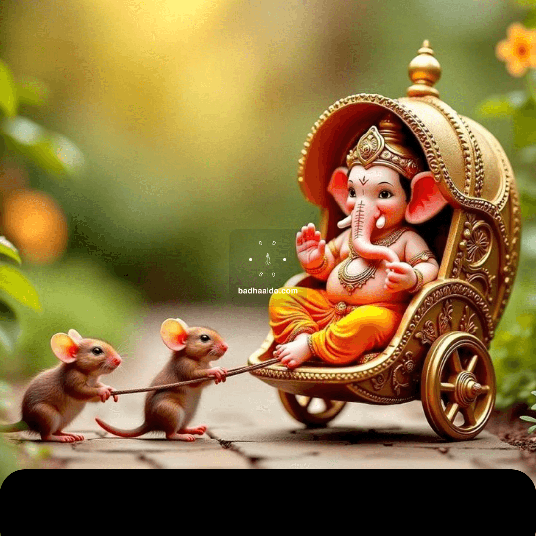 Lord Ganesha blessing devotees on a peaceful Wednesday