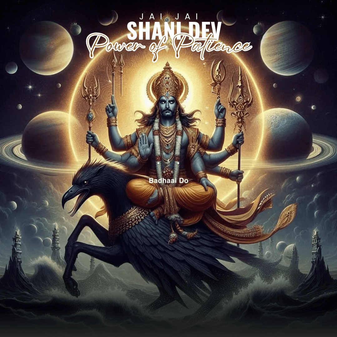 Shani Dev blessing devotees on Saturday with divine aura and justice