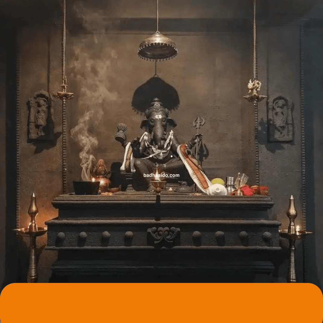 Lord Ganesha blessing devotees on a peaceful Wednesday