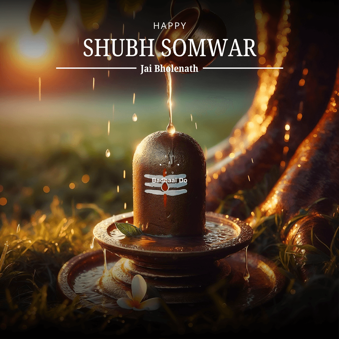 Lord Shiva blessing devotees on Monday, Om Namah Shivaya art