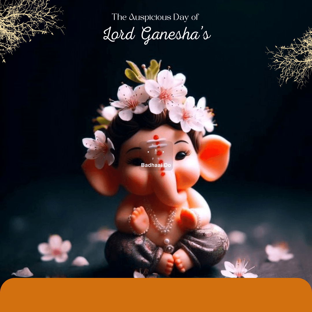 Lord Ganesha blessing devotees on a peaceful Wednesday