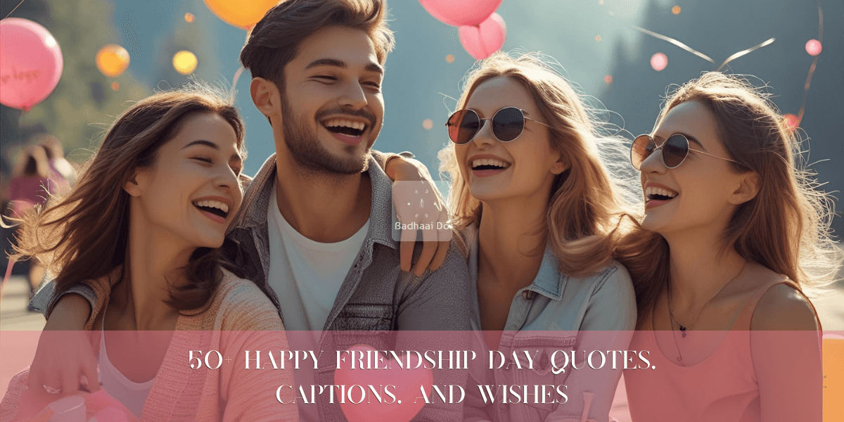 50+ Happy Friendship Day Quotes, Captions, and Wishes
