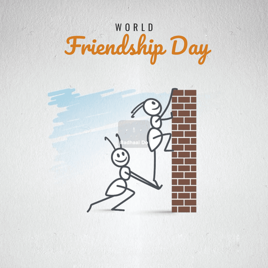 Group of happy friends enjoying a picnic celebration for Friendship Day with balloons and snacks