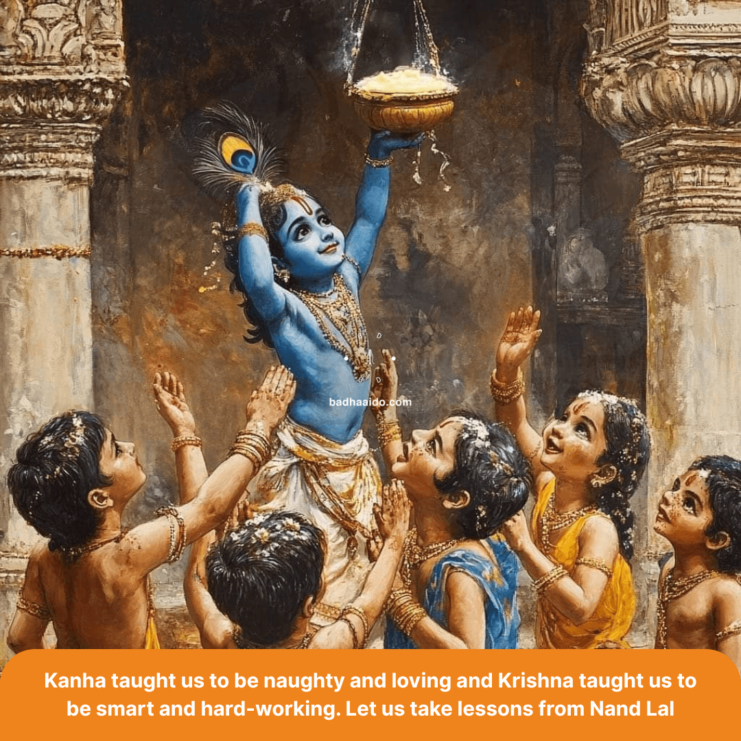 janmashtami-ai-generated-images-2025 Devotees performing Krishna Janmashtami puja in a temple
