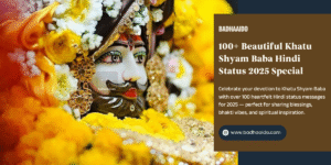 100+ Beautiful Khatu Shyam Baba Hindi Status 2025 Special