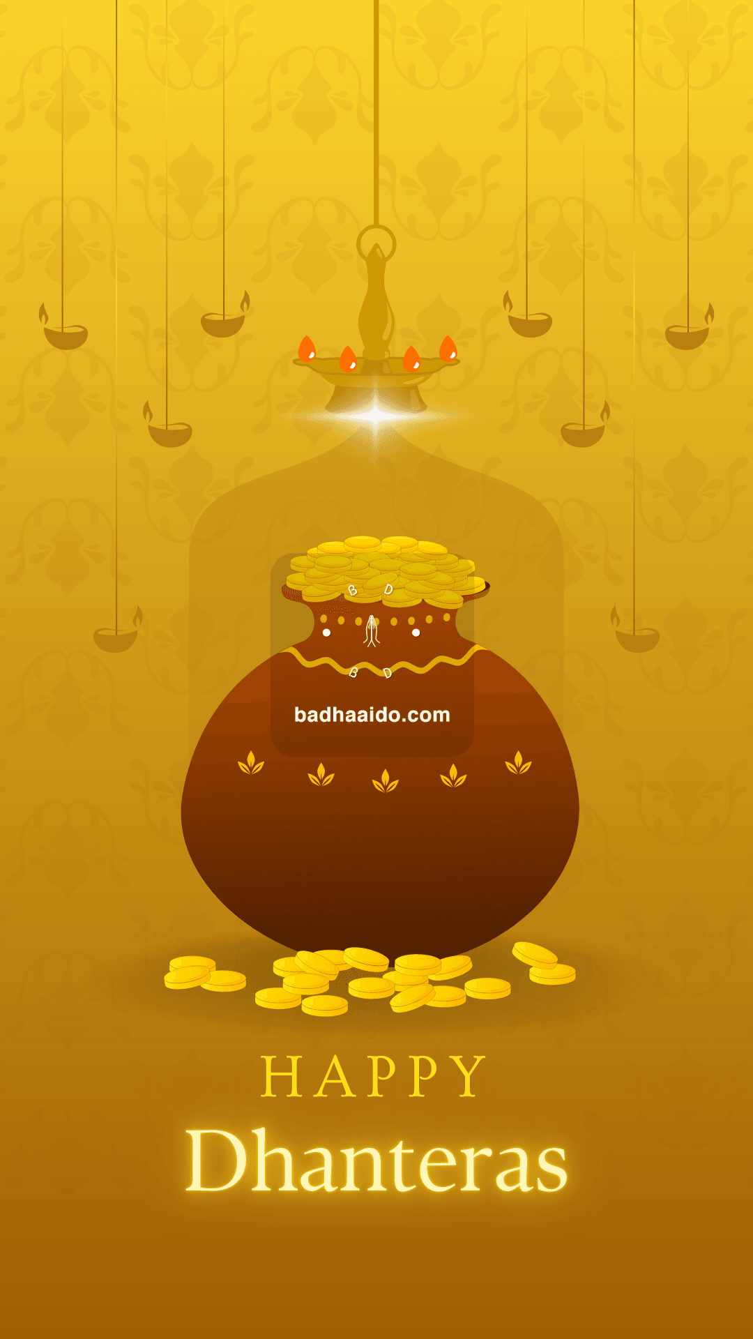Happy Dhanteras 2025 Greetings Status Story