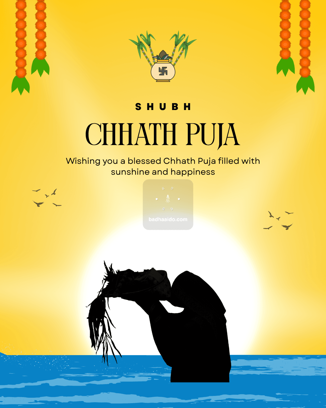 Happy Chhath Puja Greetings Instagram Post
