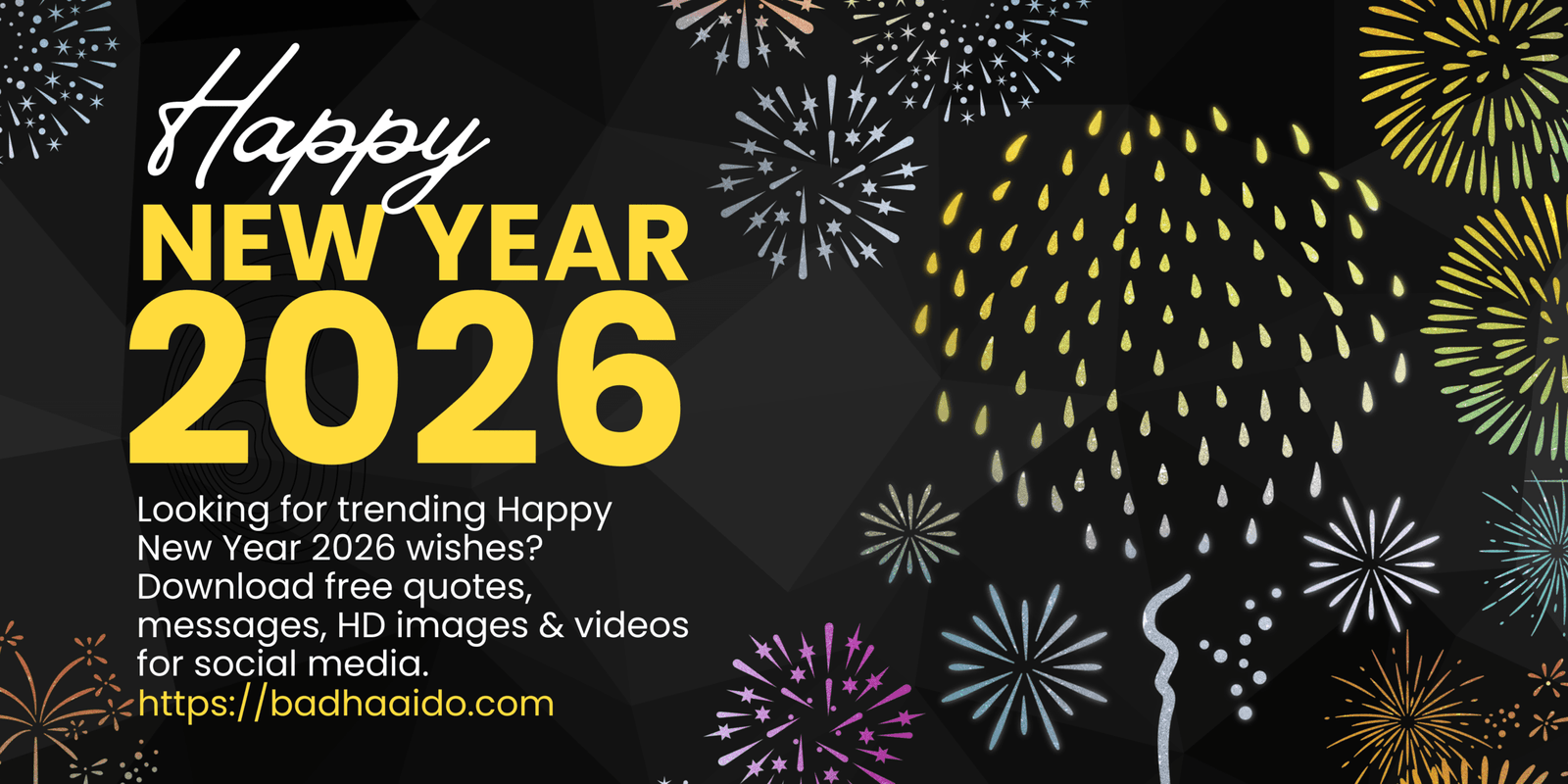 100+ Happy New Year 2026 | Free Wishes, Quotes, Images & Videos for Social Media