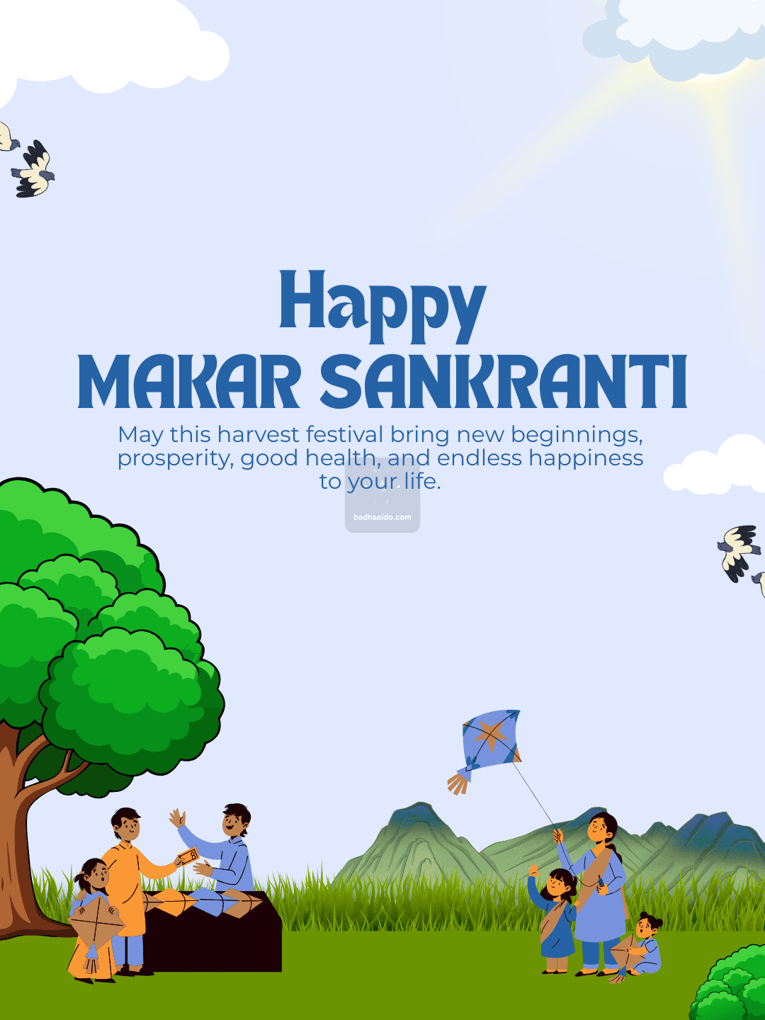 Happy Makar Sankranti WhatsApp status video