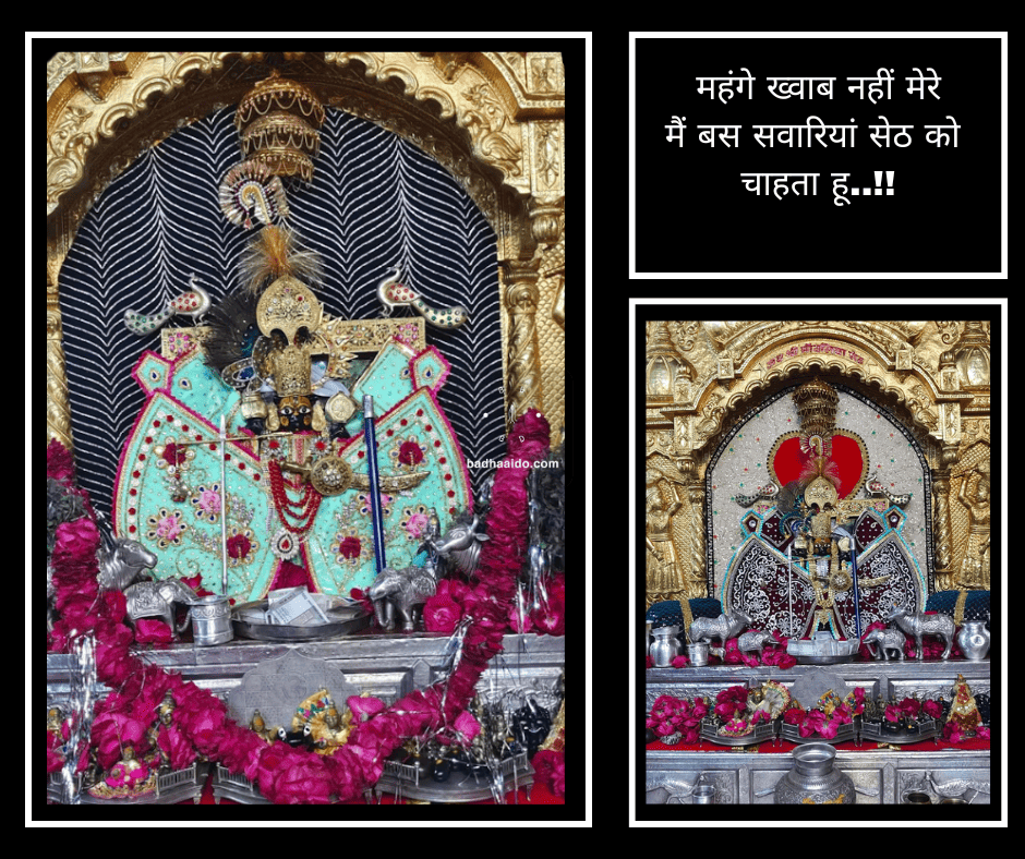 Devotee sharing business profit with Sanwariya Seth