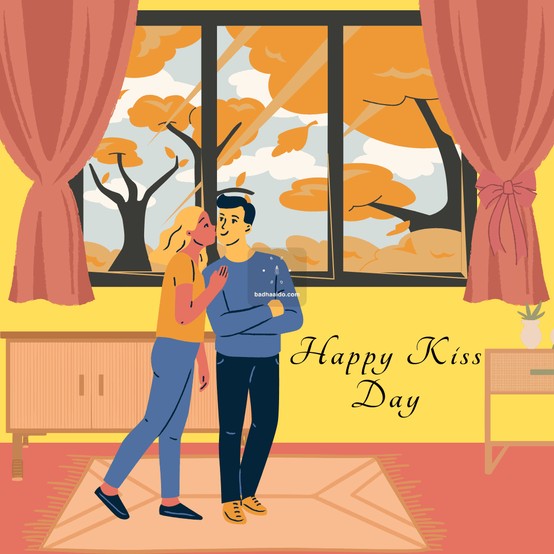 Kiss Day status images for couples HD quality