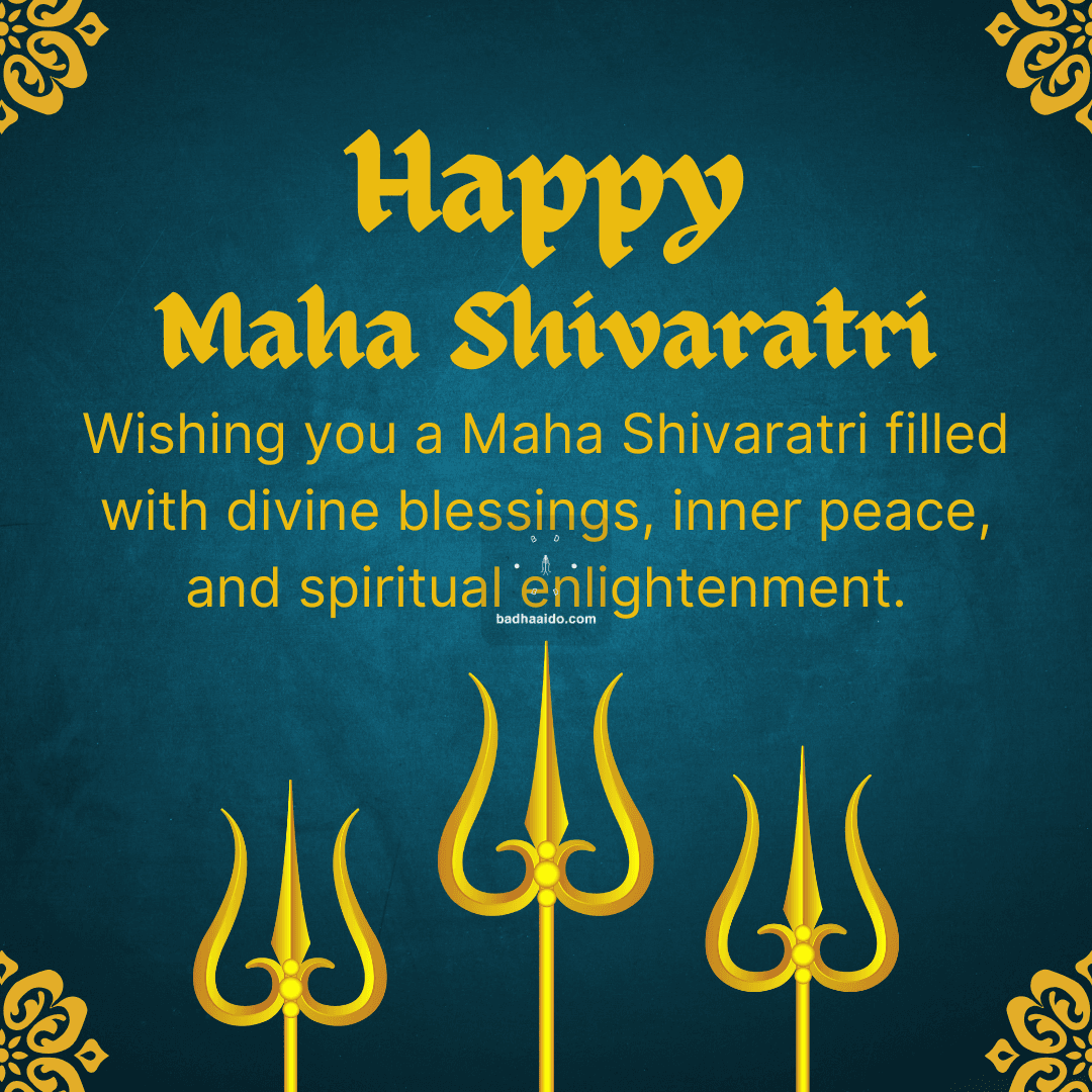 Elegant Maha Shivratri square post for Instagram