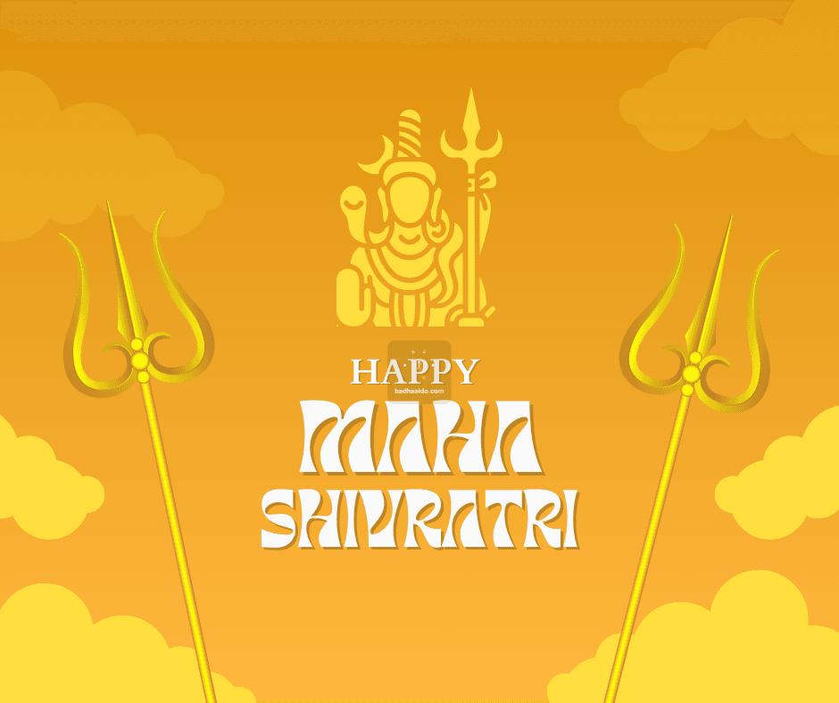 Maha Shivratri Hindu festival graphic design