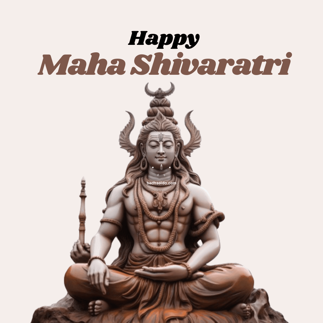 Devotional Maha Shivratri social media banner design