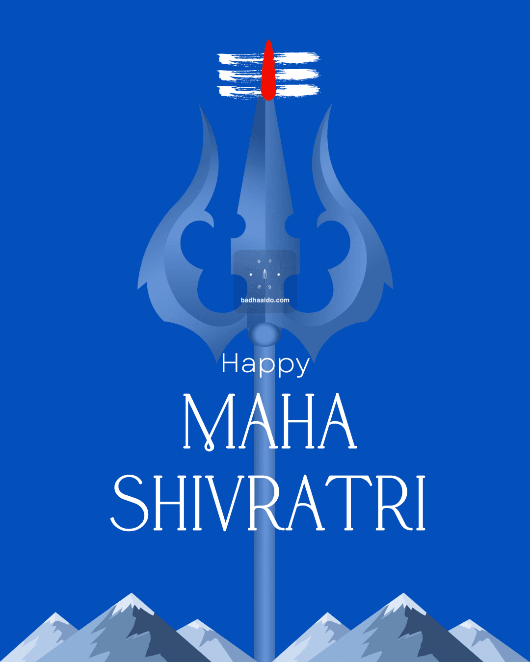 Colorful Maha Shivratri Instagram post with Indian festive theme