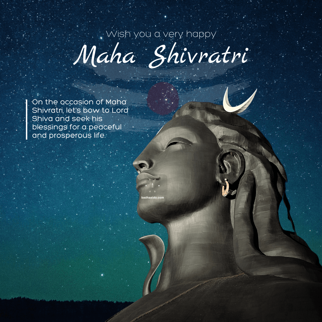 Spiritual Maha Shivratri Instagram post template