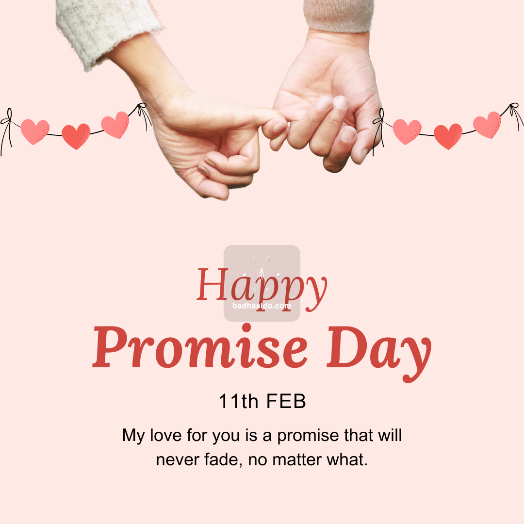 Valentine’s Week Promise Day emotional image no copyright