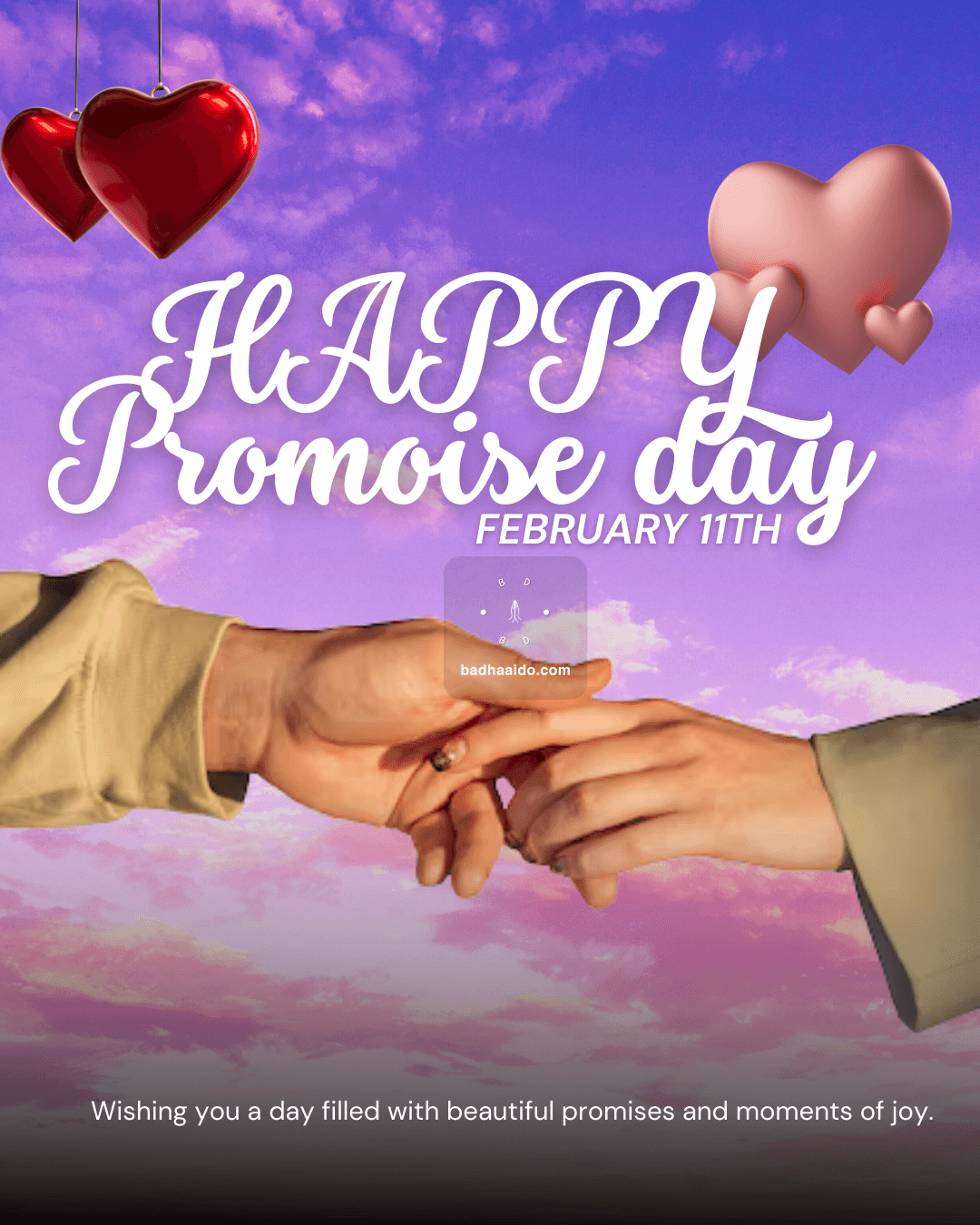 Promise Day status images for couples HD quality
