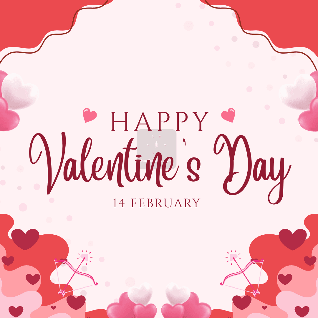 Valentine’s Day 2026 romantic status image for WhatsApp HD