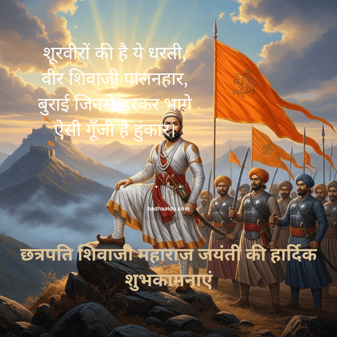 Veer Shivaji Maharaj quote in Hindi about bravery and justice