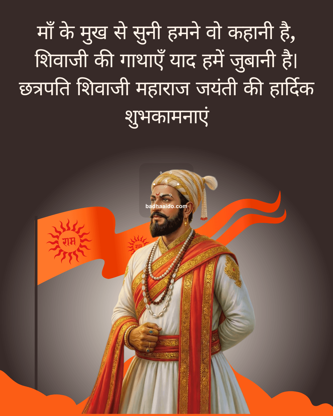 Shivaji Maharaj self-respect quote in Hindi for motivation
