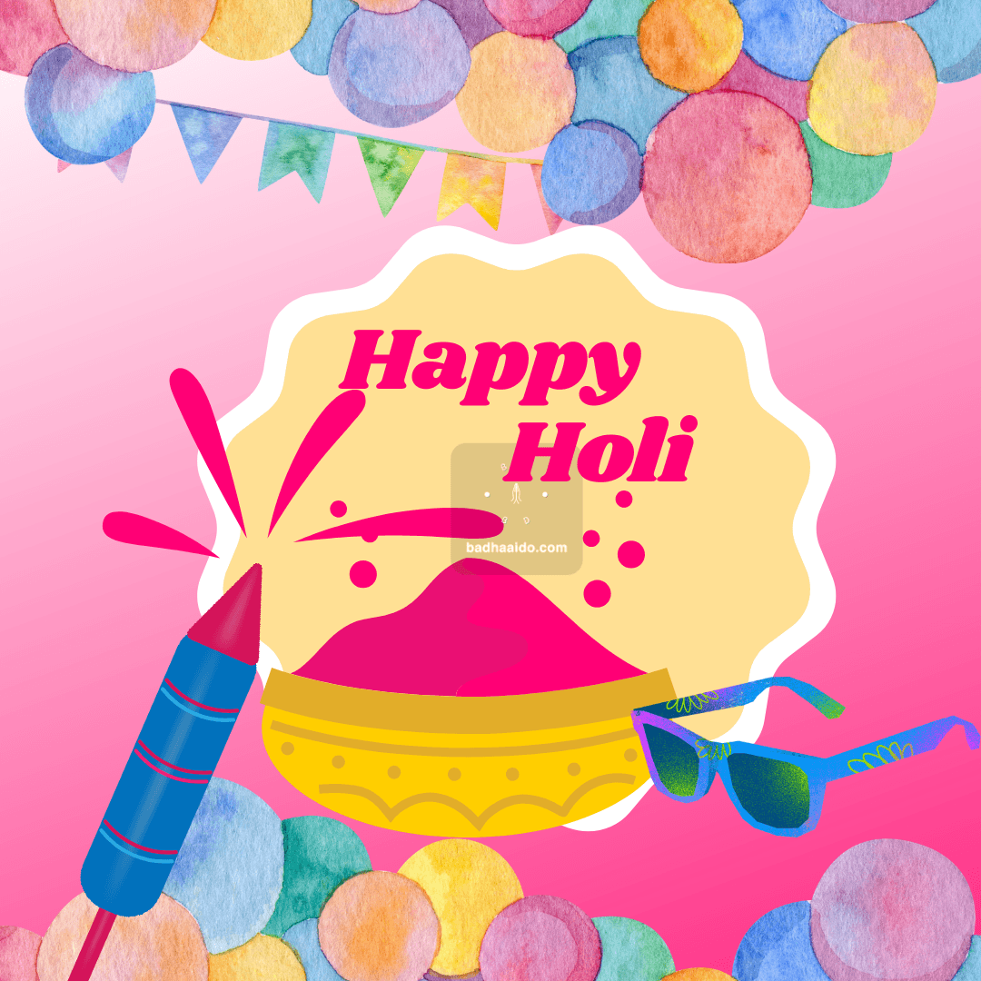 Holi 2026 Social Media Post Image